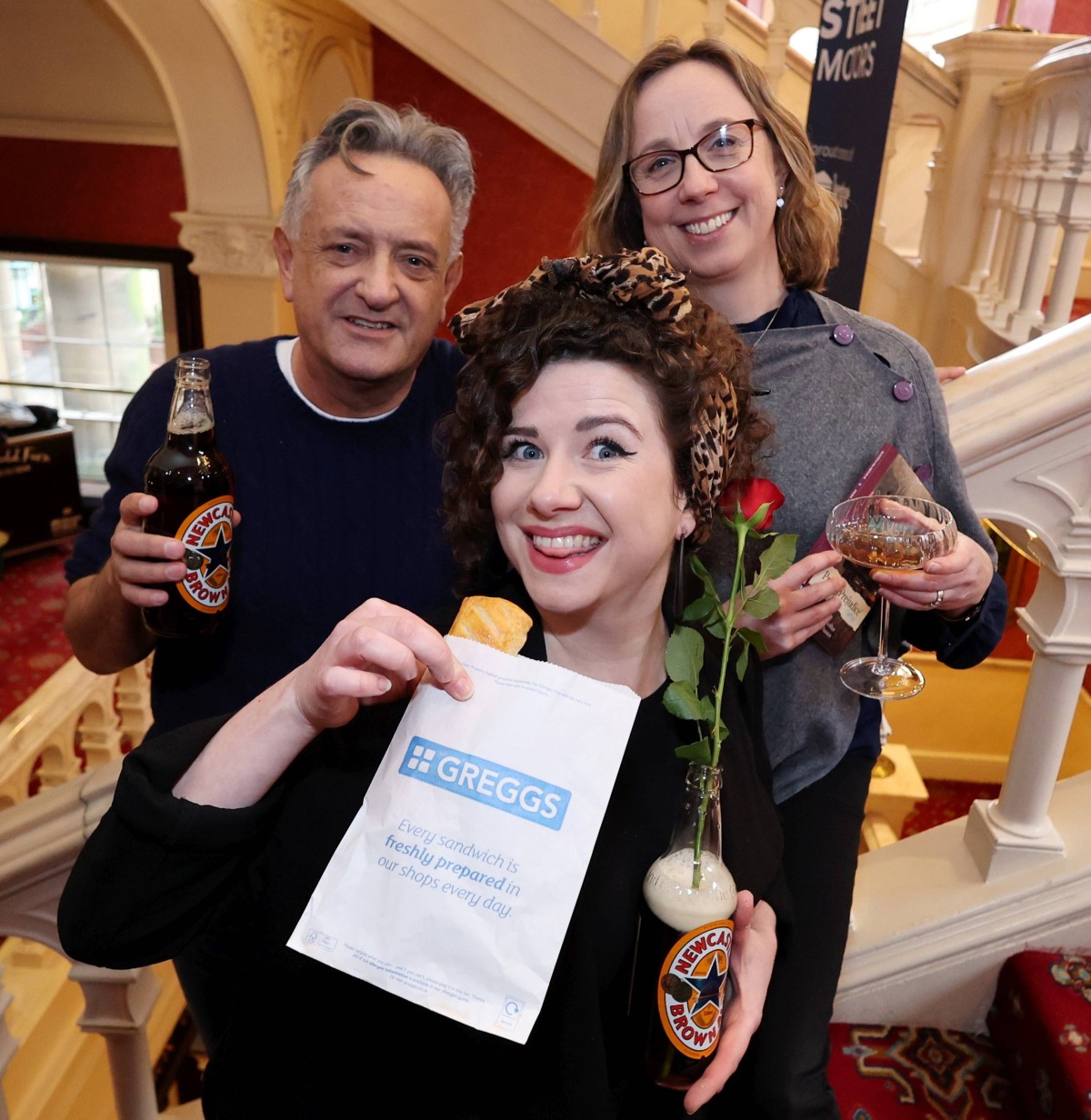 (L-R) David Pugh, Isobel Arthur, Marianne Locatori